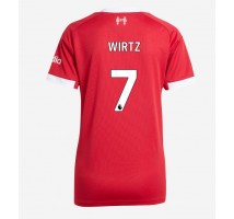 Liverpool Florian Wirtz #7 Koszulka Podstawowa damskie 2025-26 Krótki Rękaw